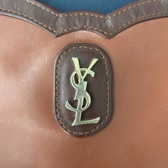 Yves Saint Laurent Tan Leather Shoulder Bag - Picture 4 of 7